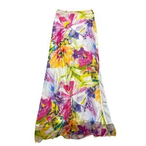 Yumi Kim (Ariel) Silk Skirt in Abstract Floral Print -- XS